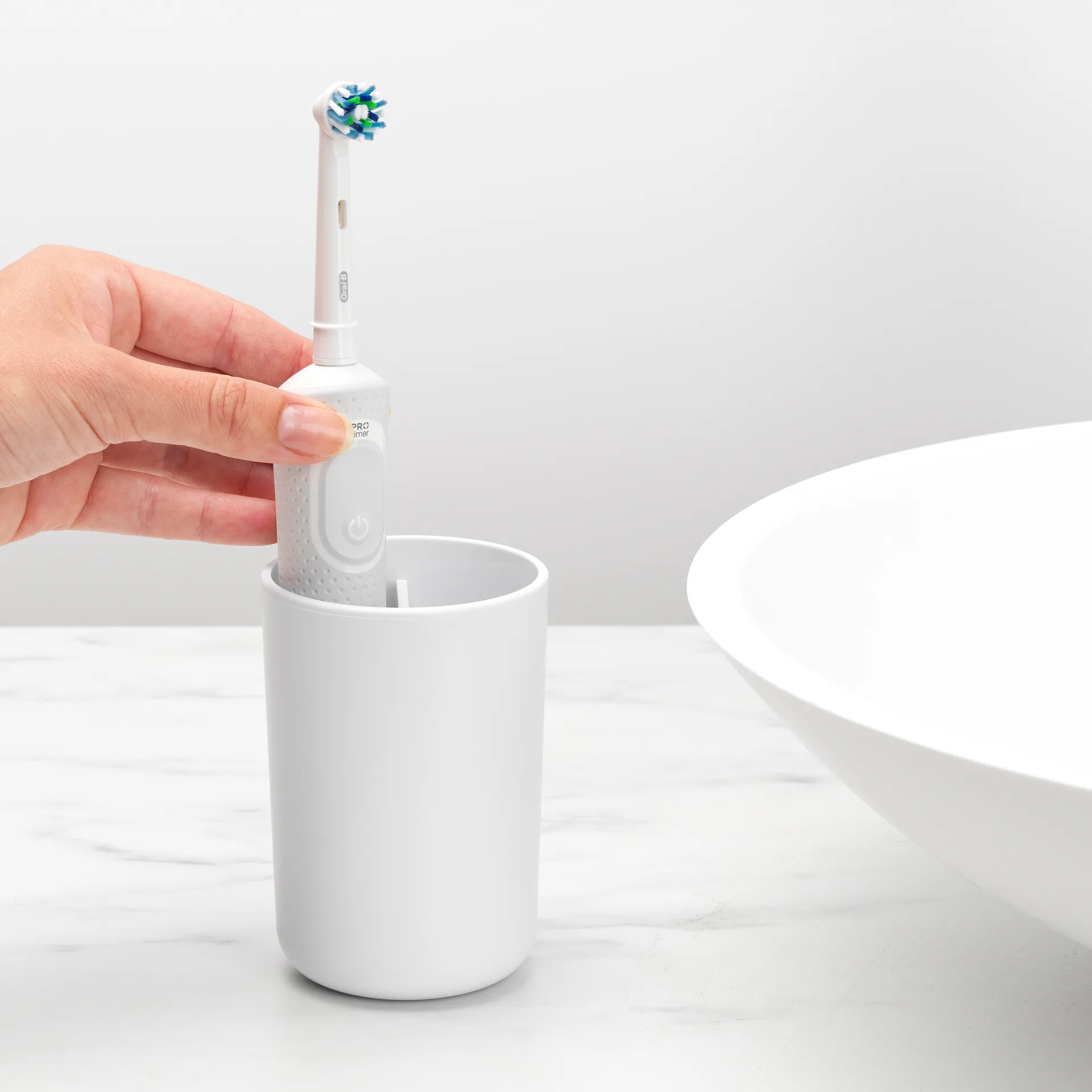 Brabantia ReNew toothbrush holder, white Brabantia
