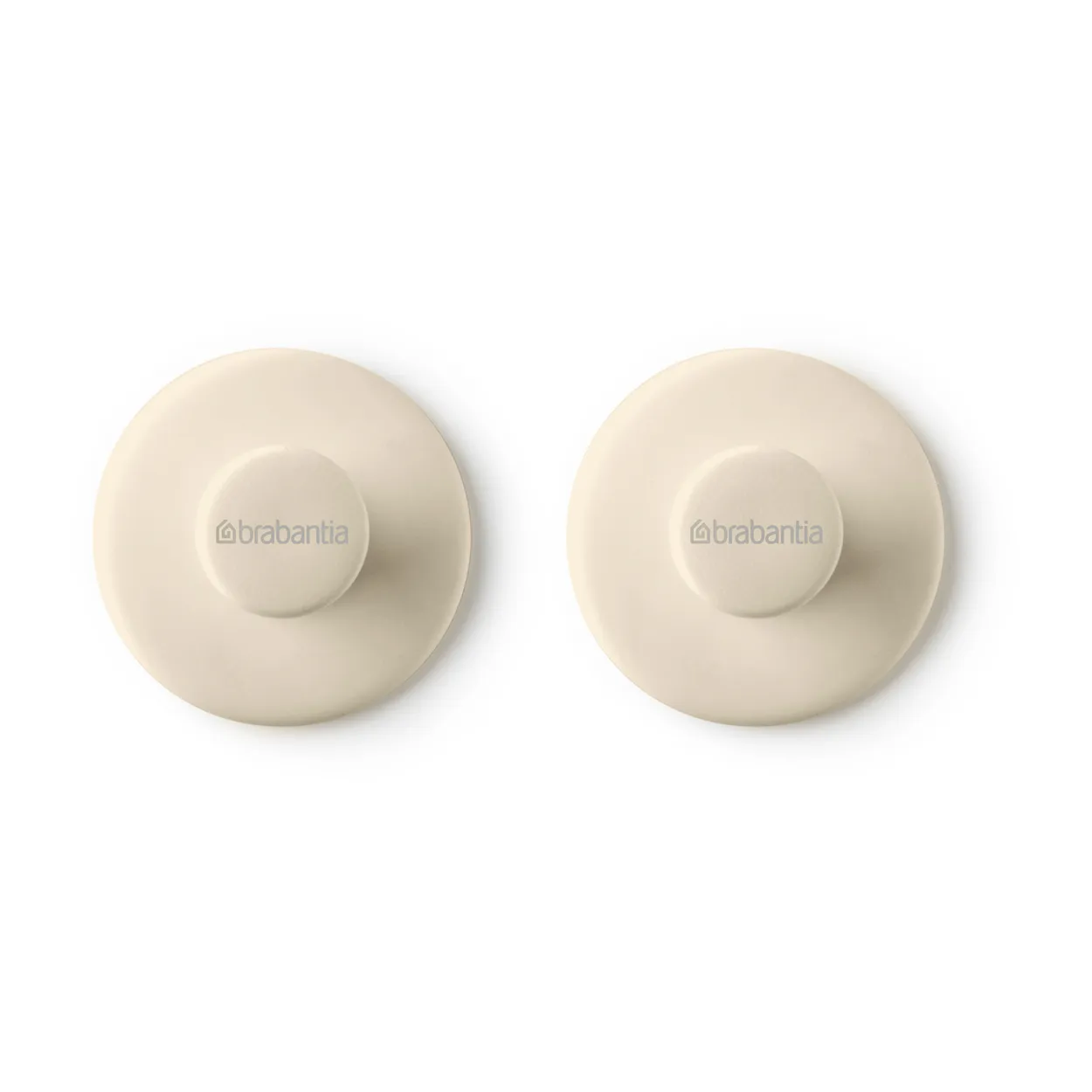 Brabantia ReNew towel hangers 2 pcs Soft Beige | Scandinavian Design | Towel rails & holders | Beige
