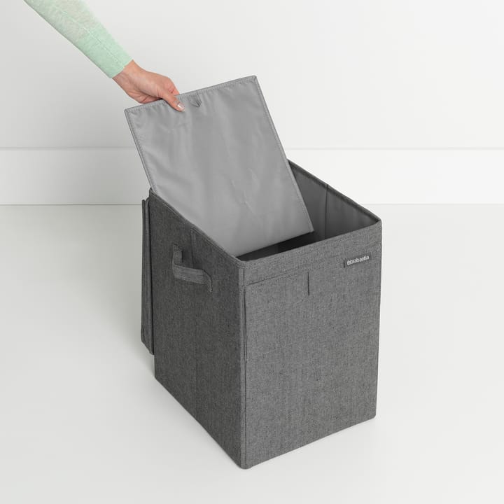 Brabantia stackable laundry basket 35 l. - dark grey - Brabantia