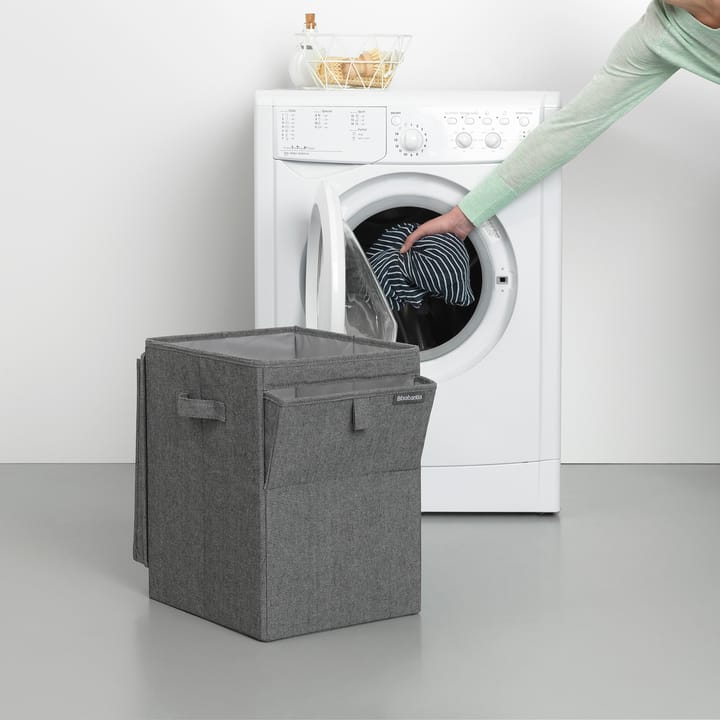 Brabantia stackable laundry basket 35 l. - dark grey - Brabantia
