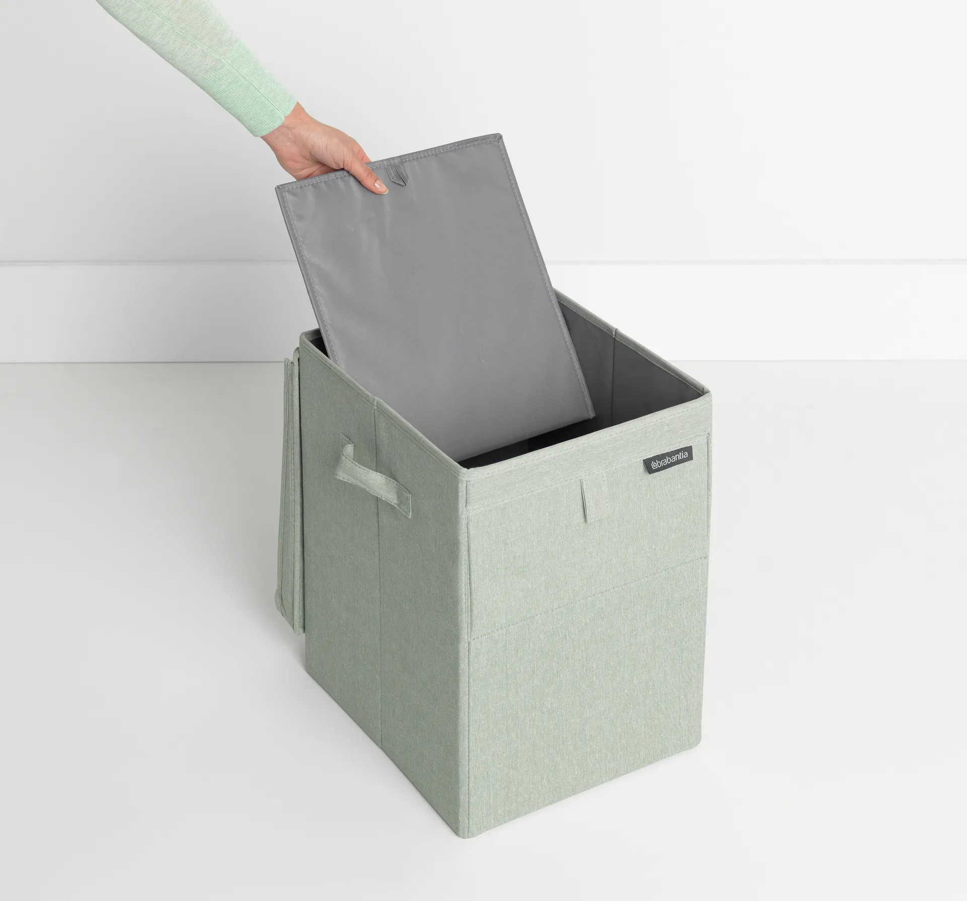 Brabantia stackable laundry basket 35 l., green Brabantia
