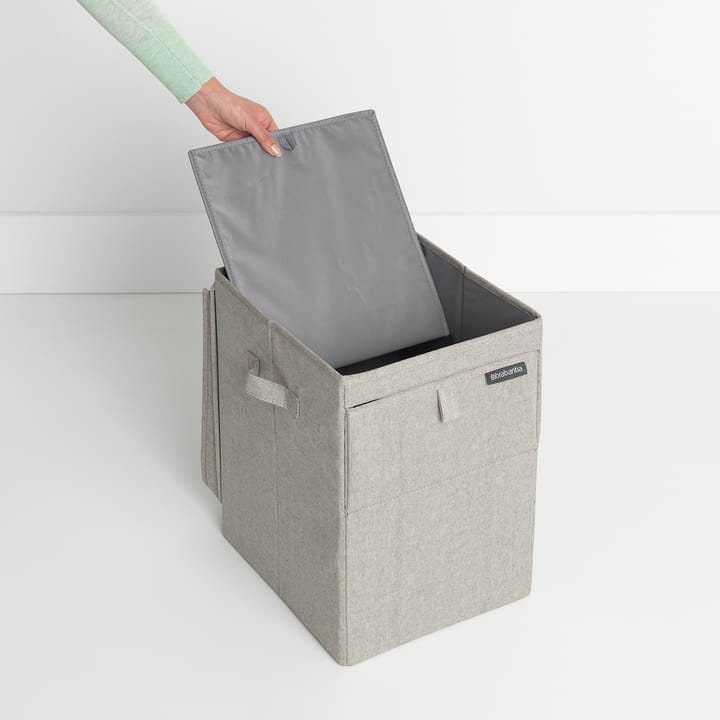 Brabantia stackable laundry basket 35 l. - light grey - Brabantia