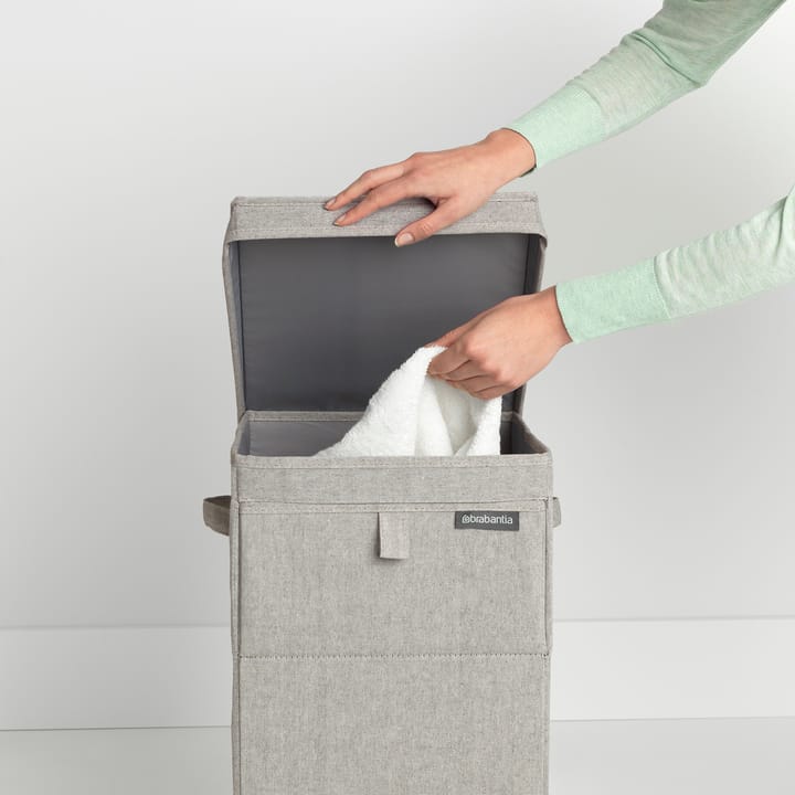 Brabantia stackable laundry basket 35 l. - light grey - Brabantia