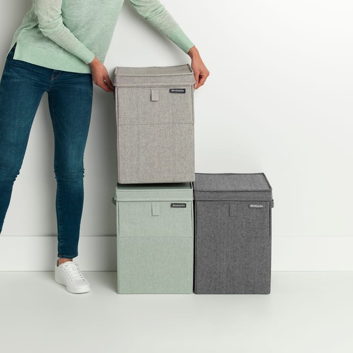 Brabantia stackable laundry basket 35 l. - light grey - Brabantia