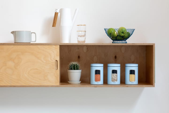 Brabantia storage jar 1.4 liter 3-pack, Dreamy blue Brabantia
