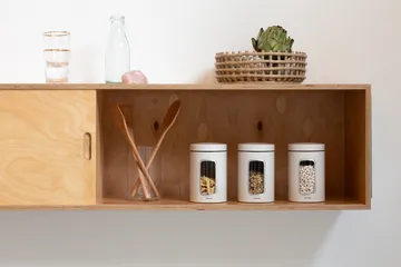 Brabantia storage jar 1.4 liter 3-pack - Soft beige - Brabantia