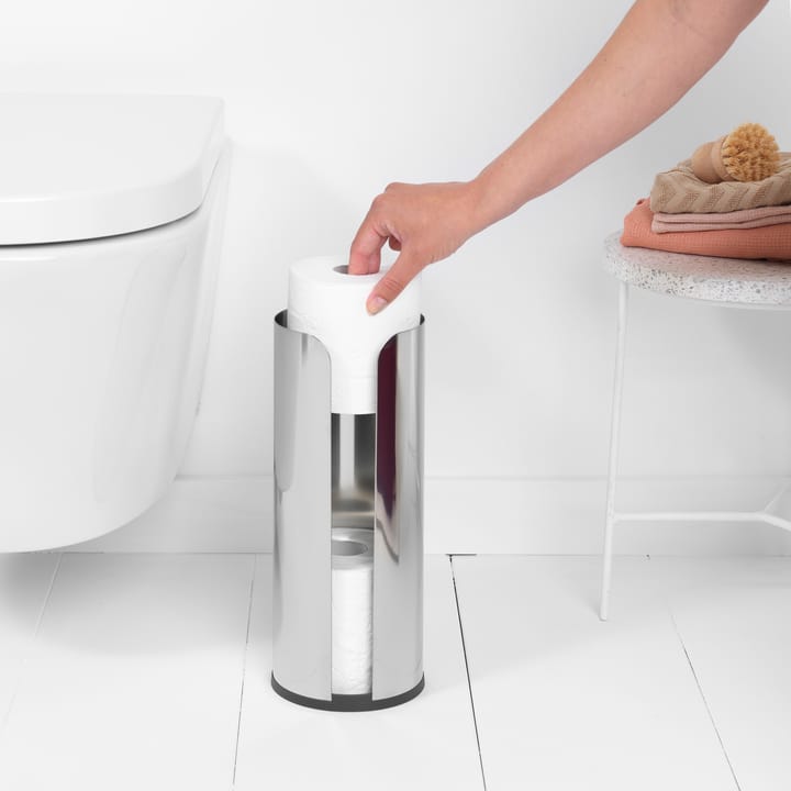 Brabantia toilet paper holder 3 rolls - brilliant steel - Brabantia