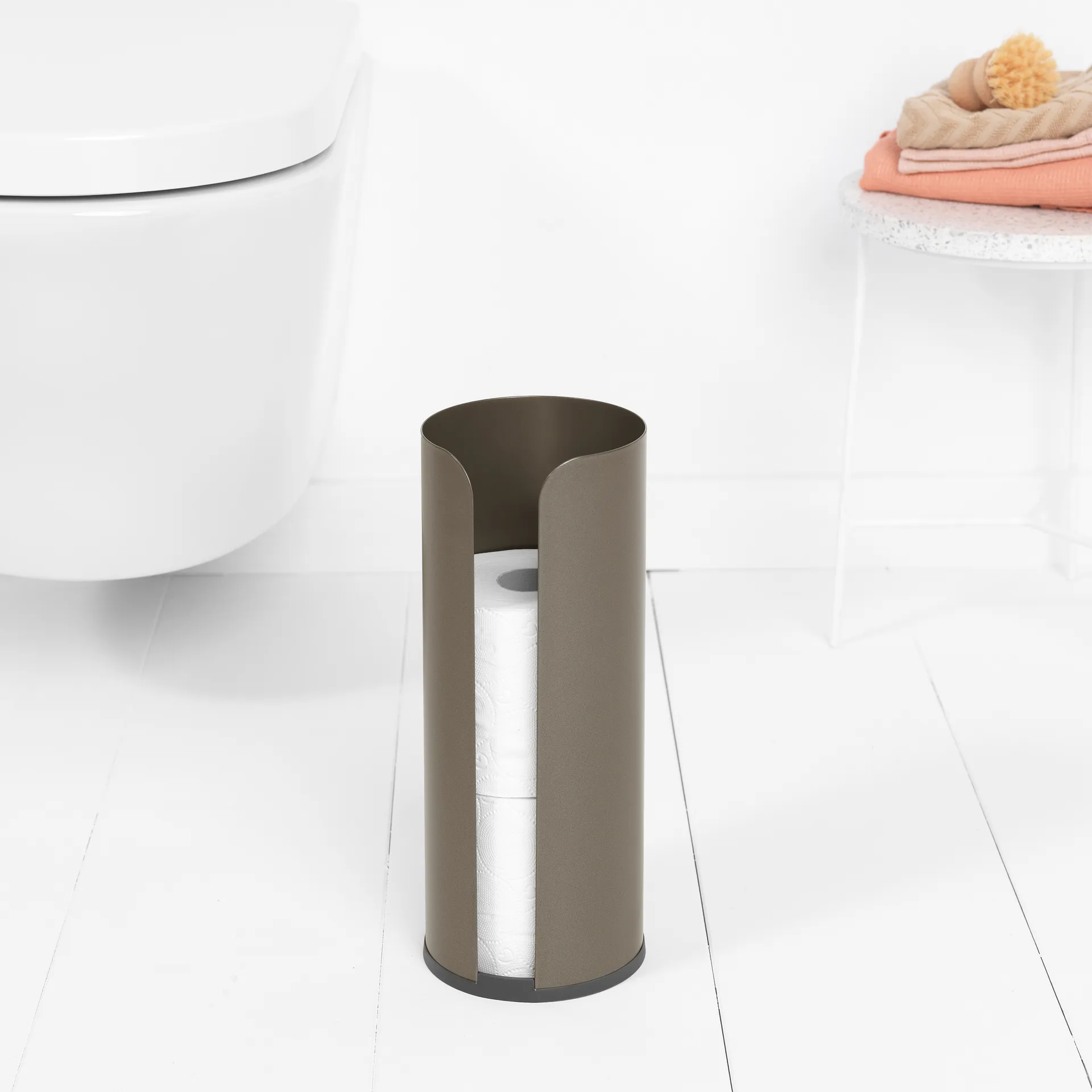 Brabantia toilet paper holder 3 rolls, platinum Brabantia