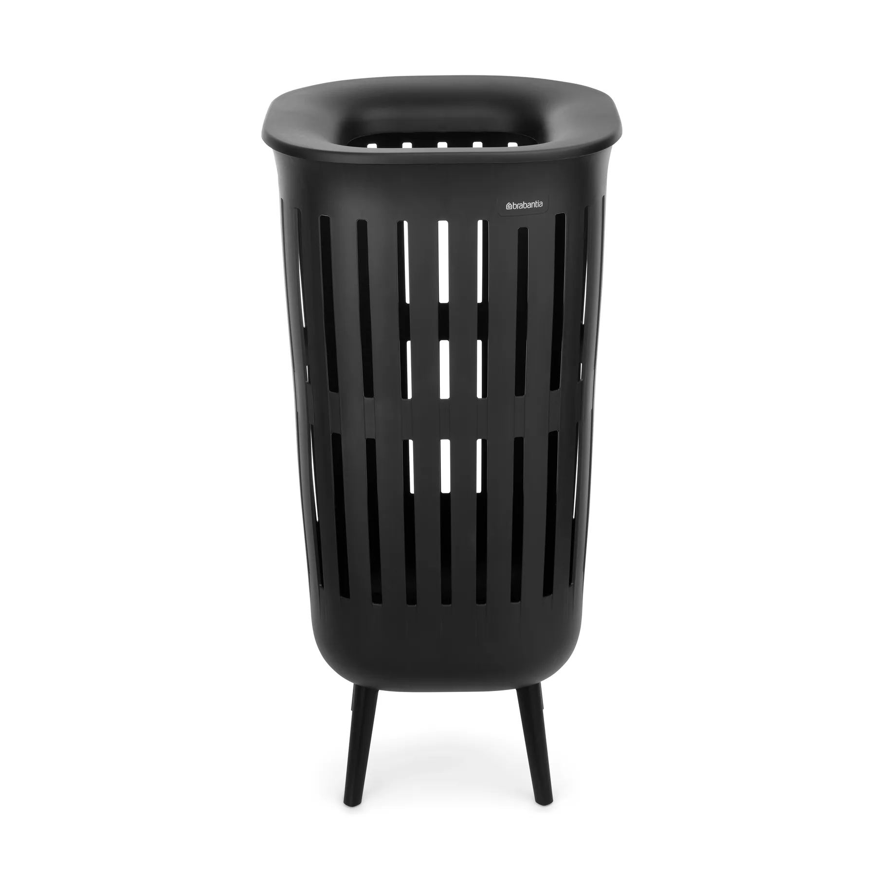 Collect-It laundry basket, Black, tall, 55 L Brabantia