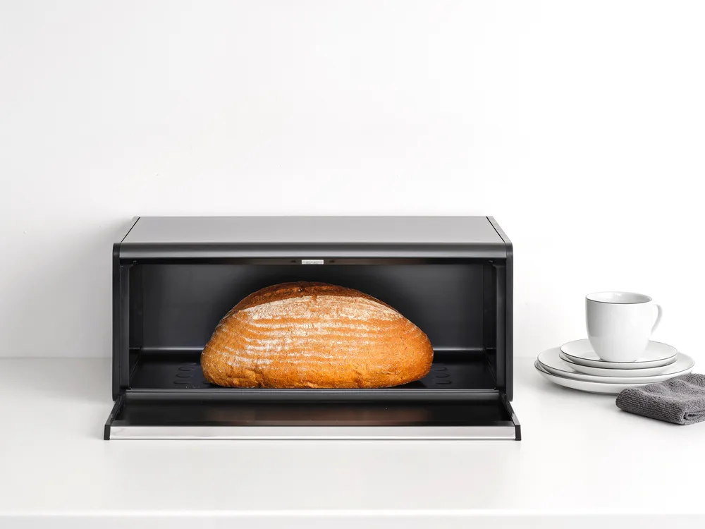 Fall Front bread bin, Confident grey Brabantia