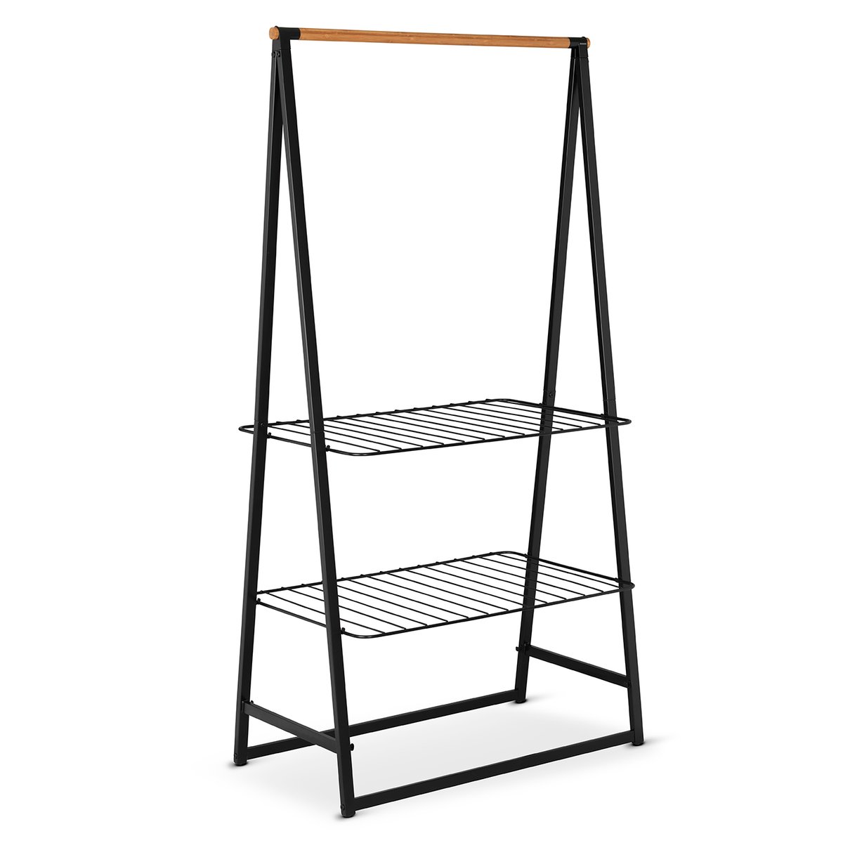 Brabantia Linn clothes stand large Black | Scandinavian Design | Clothes racks, coat stands & hangers | Black