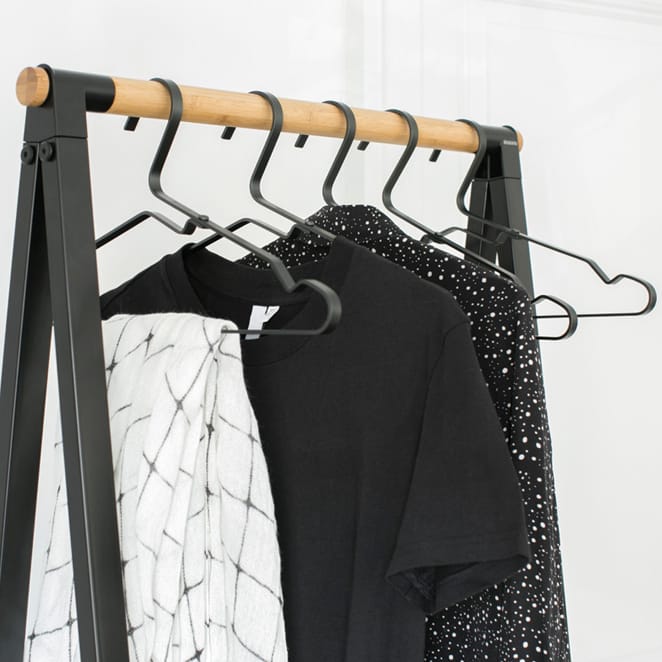 Linn clothes stand small, Black Brabantia