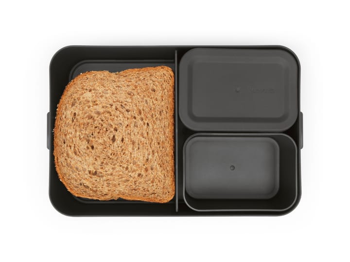 Make & Take bento lunch box large 2 L - Dark grey - Brabantia