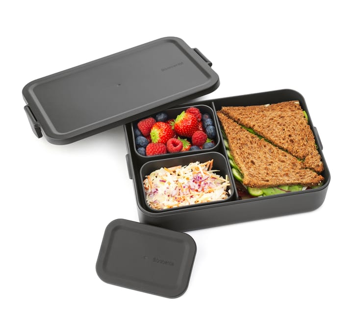 Make & Take bento lunch box large 2 L - Dark grey - Brabantia