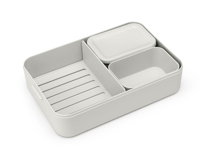 Make & Take bento lunch box large 2 L - Light grey - Brabantia