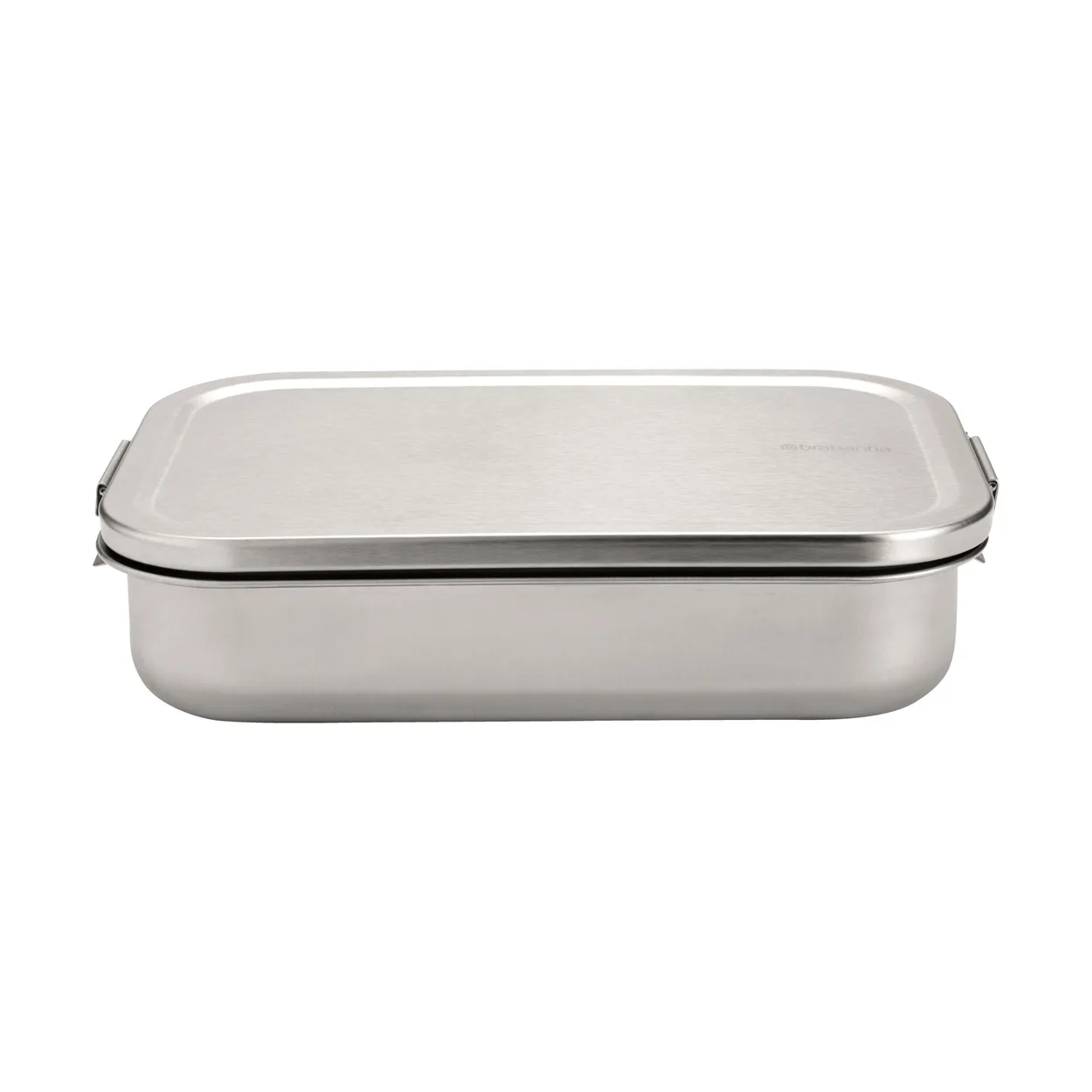 Brabantia Make & Take bento lunch box - steel - large Matte stainless steel