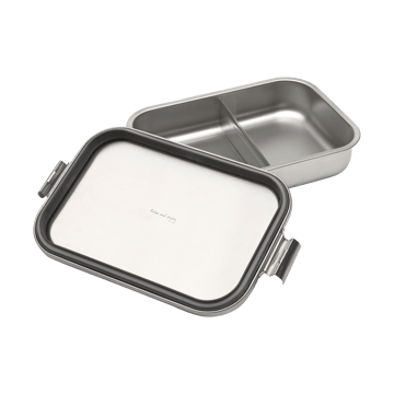 Make & Take bento lunch box - steel - large - Matte stainless steel - Brabantia