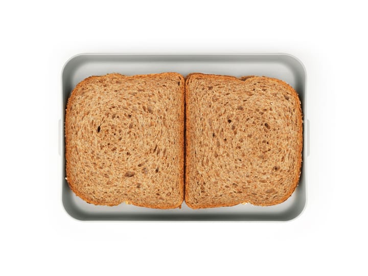 Make & Take lunch box flat. 1.1 L, Light grey Brabantia