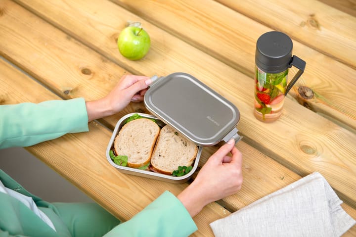 Make & Take lunch box steel medium - Matte stainless steel - Brabantia