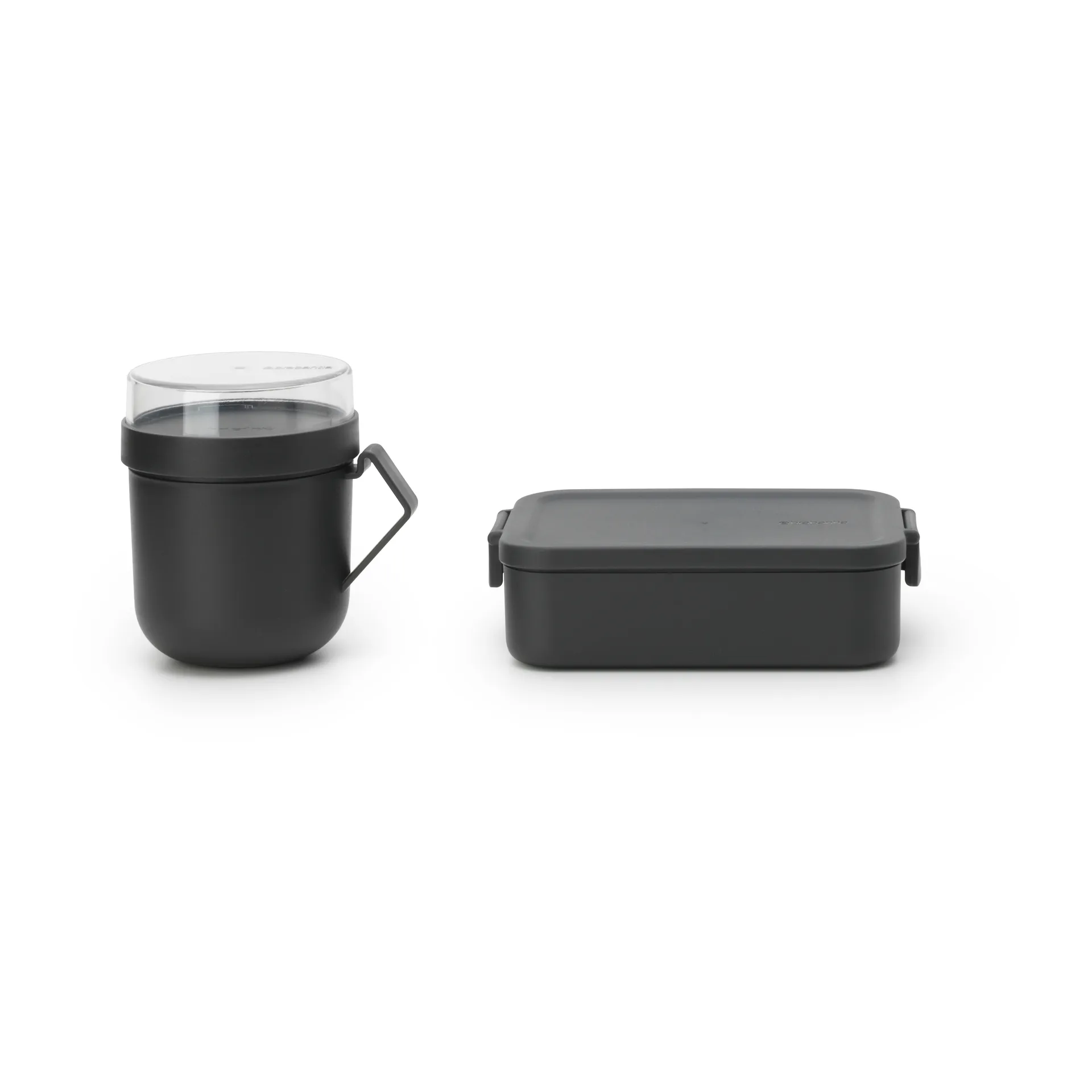 Make & Take lunch set 2 pieces, Dark grey Brabantia