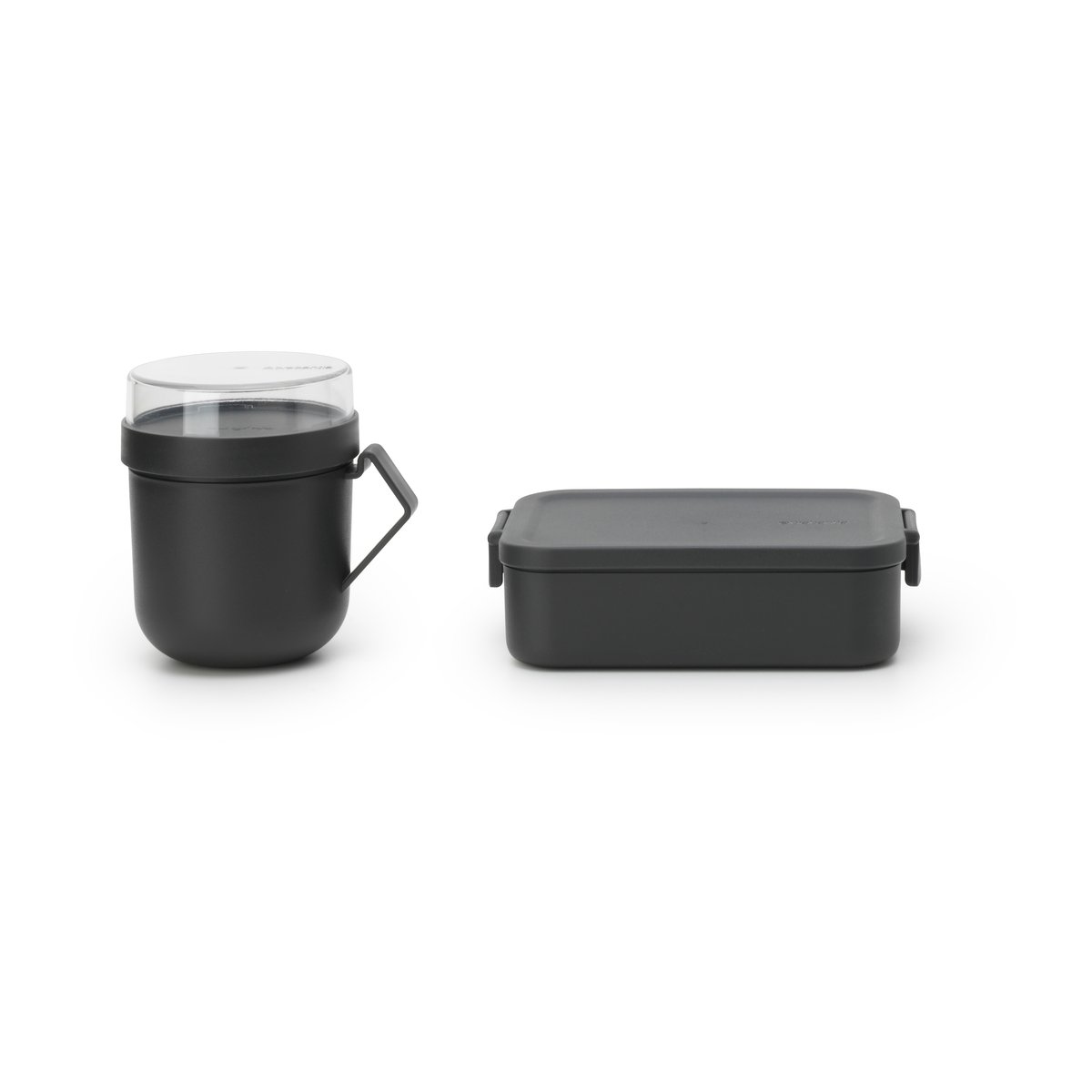 Brabantia Make & Take lunch set 2 pieces Dark grey