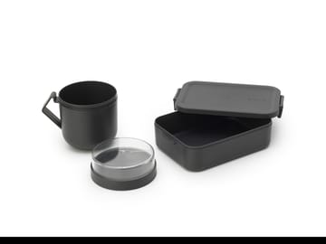 Make & Take lunch set 2 pieces - Dark grey - Brabantia