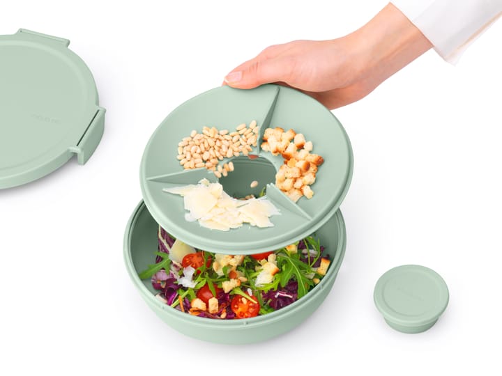 Make & Take sallad bowl. 1.3 L - Jade Green - Brabantia