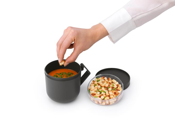 Make & Take Soup mug 0.6 L - Dark grey - Brabantia
