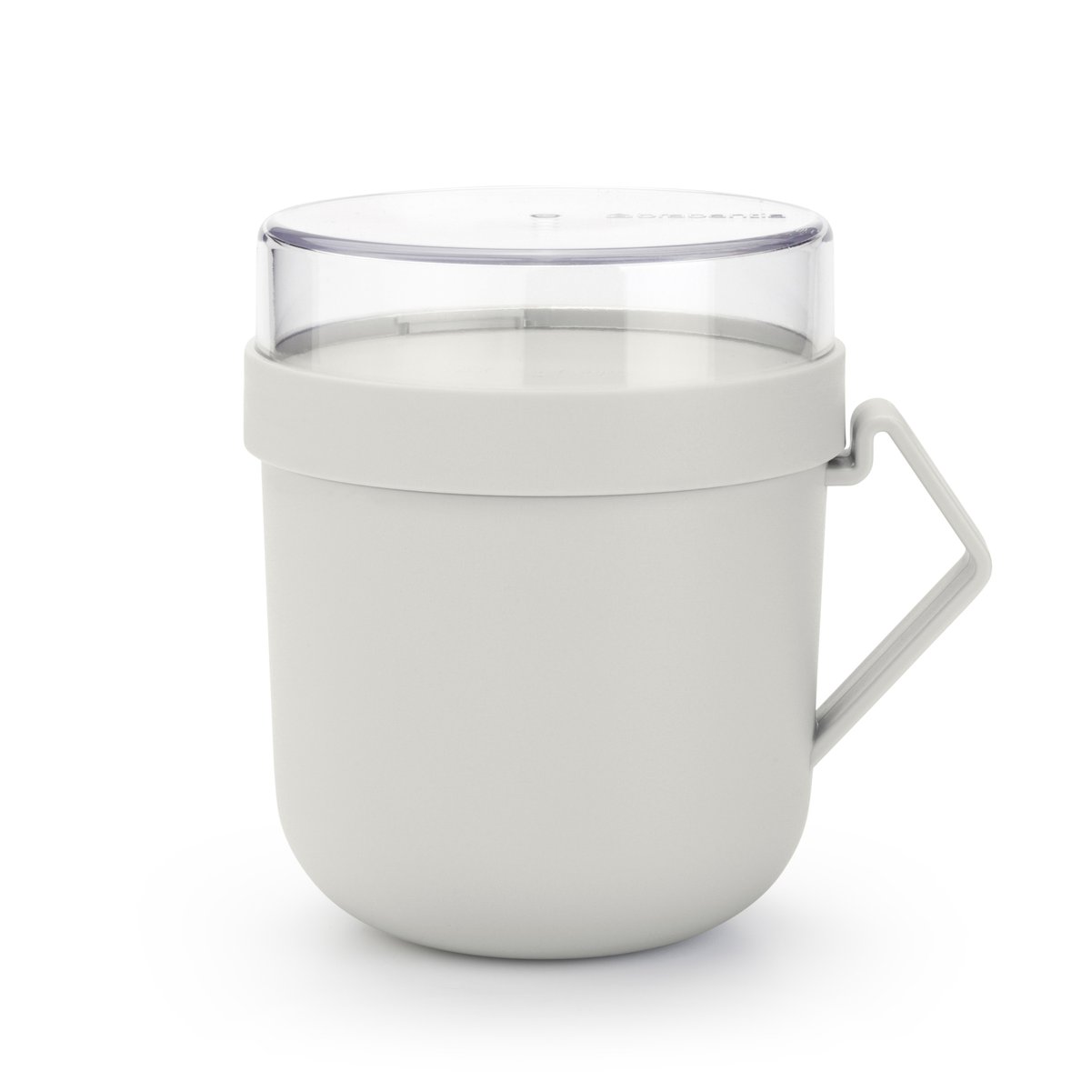 Brabantia Make & Take Soup mug 0.6 L Light grey | Scandinavian Design | Lunch boxes & food containers | Grey