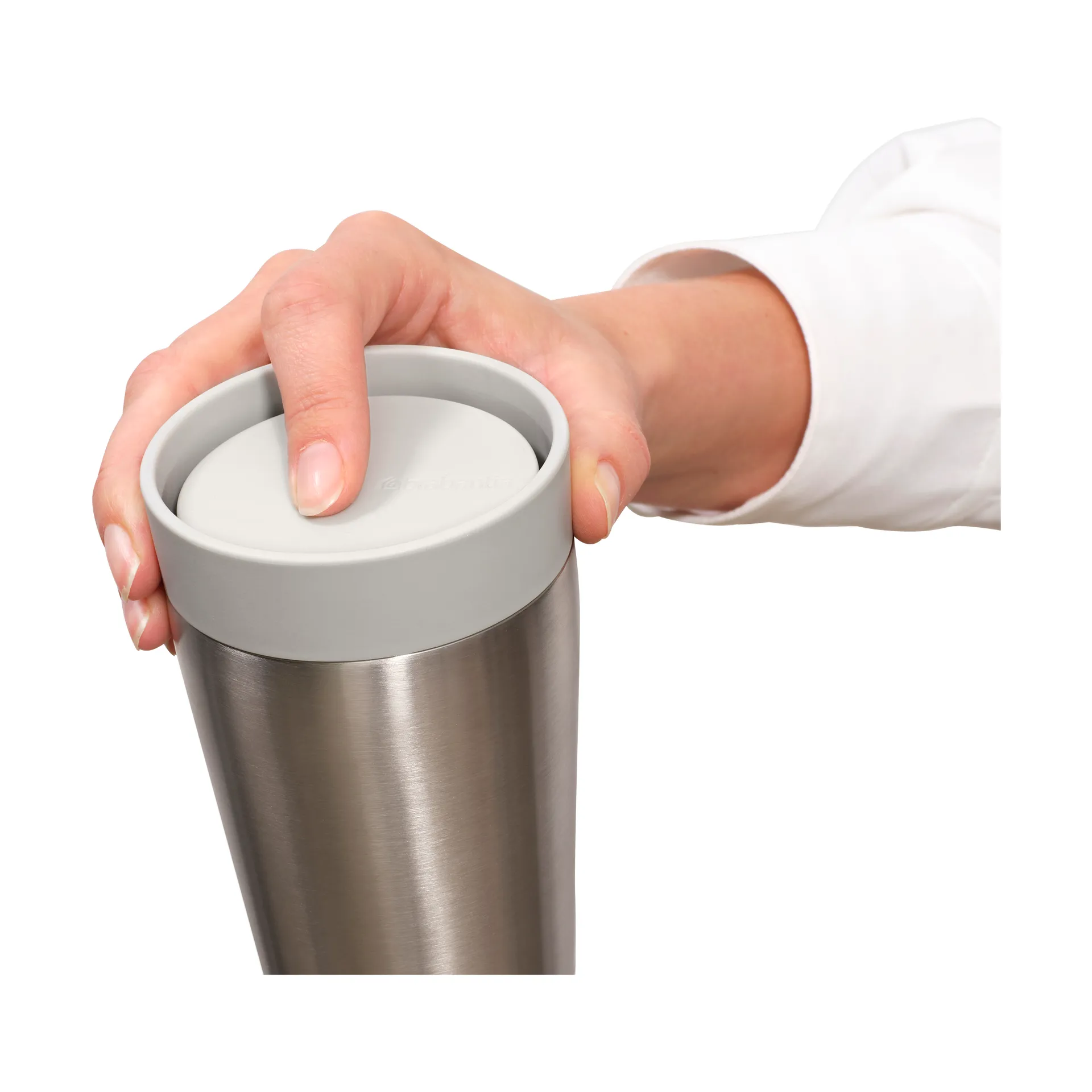 Make & Take termal mug 20 cl, Light grey Brabantia