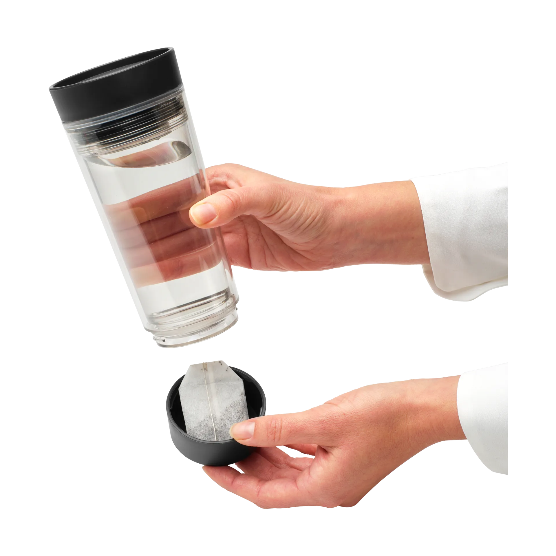 Make & Take termal mug for te 36 cl, Dark grey Brabantia