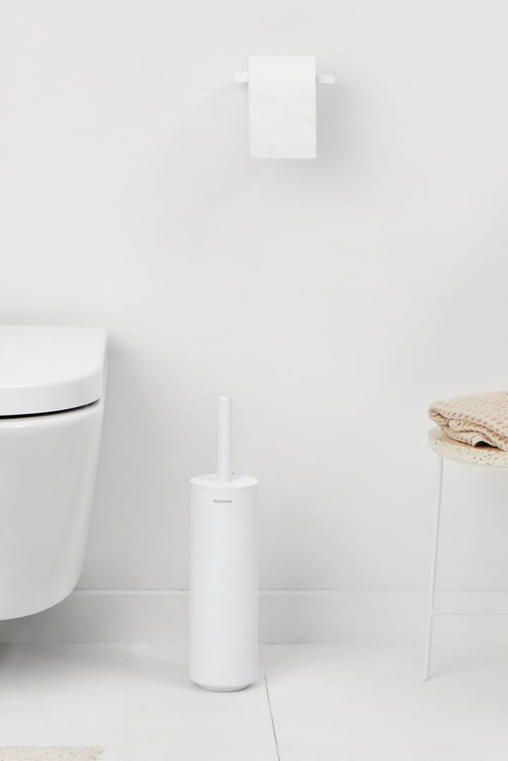 MindSet toilet brush with holder, Mineral Fresh White, silicone Brabantia