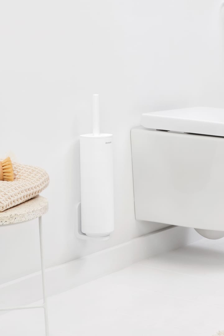 MindSet toilet brush with holder, Mineral Fresh White, silicone Brabantia