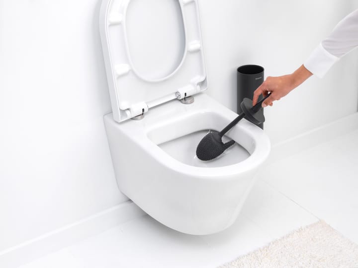 MindSet toilet brush with holder, Mineral Infinite Grey, silicone Brabantia