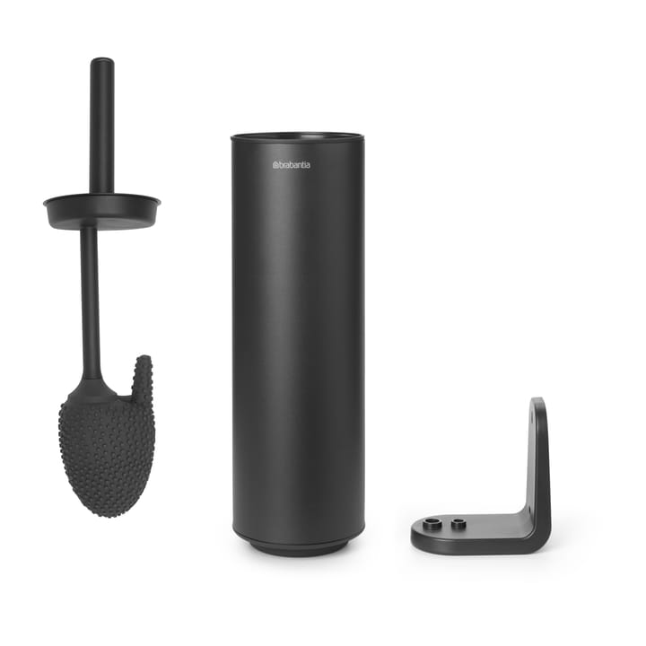 MindSet toilet brush with holder, Mineral Infinite Grey, silicone Brabantia