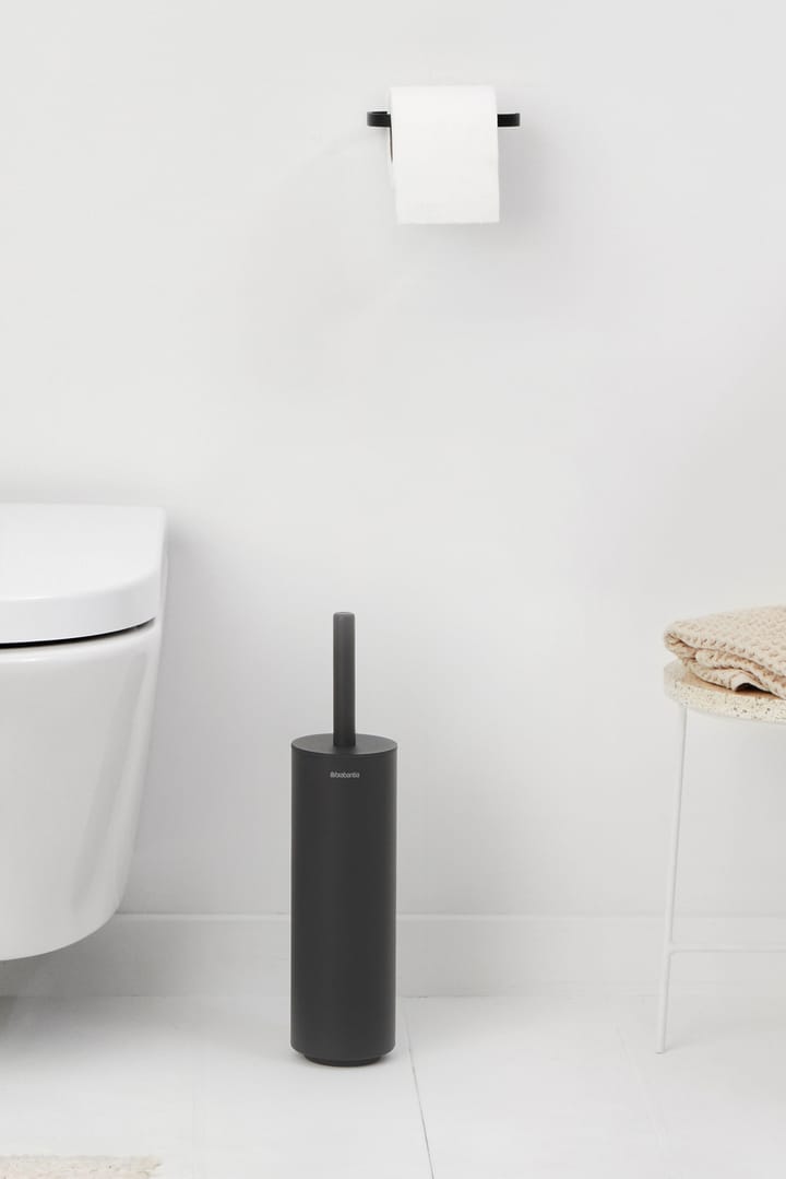 MindSet toilet brush with holder, Mineral Infinite Grey, silicone Brabantia