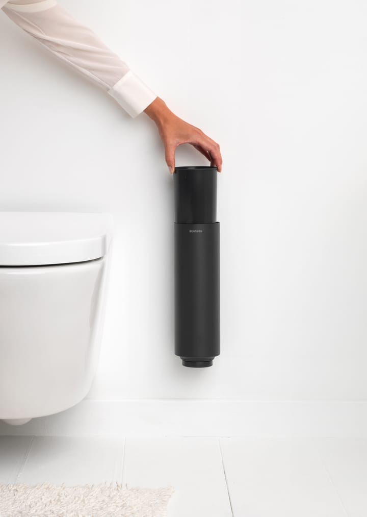 MindSet toilet brush with holder, Mineral Infinite Grey, silicone Brabantia