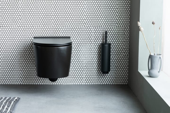 MindSet toilet brush with holder, Mineral Infinite Grey, silicone Brabantia
