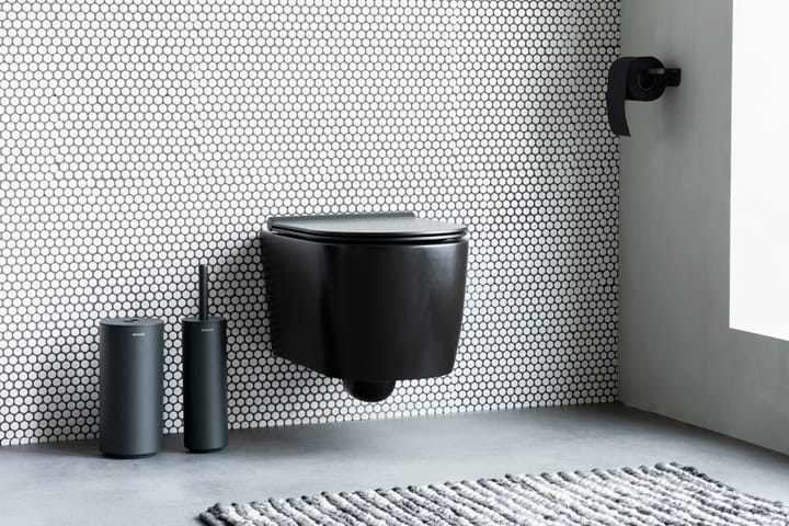 MindSet toilet brush with holder - Mineral Infinite Grey, silicone - Brabantia