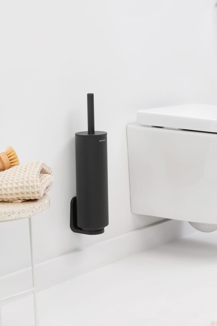 MindSet toilet brush with holder, Mineral Infinite Grey, silicone Brabantia