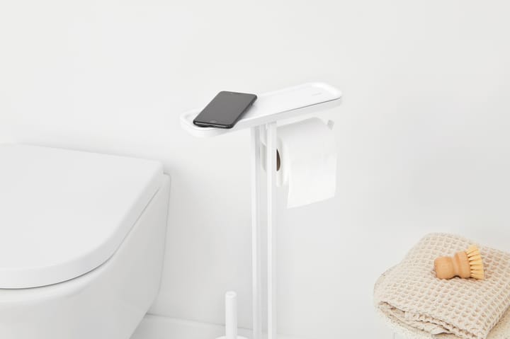 MindSet toilet butler, Mineral Fresh White, silicone Brabantia