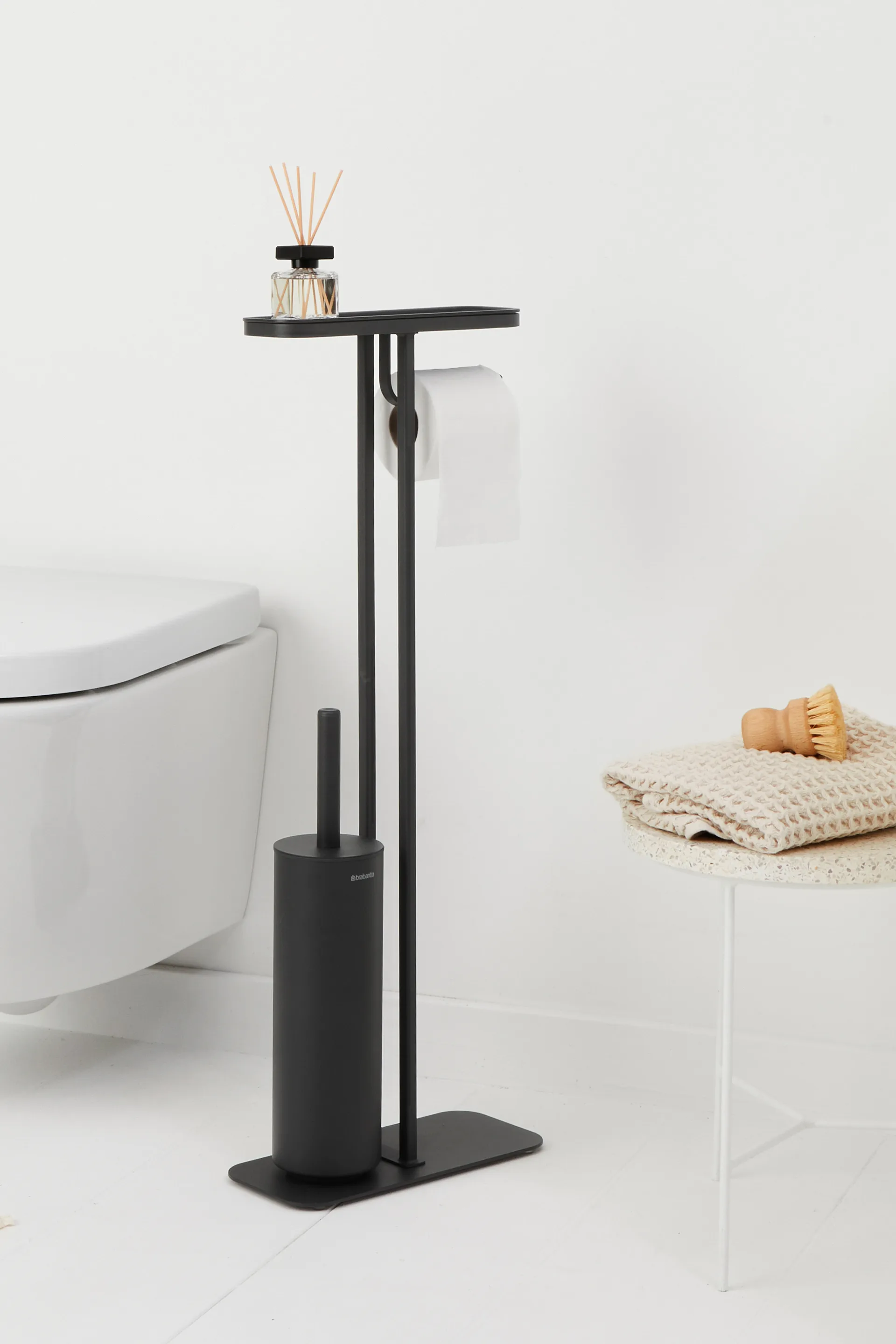 MindSet toilet butler, Mineral Infinite Grey, silicone Brabantia
