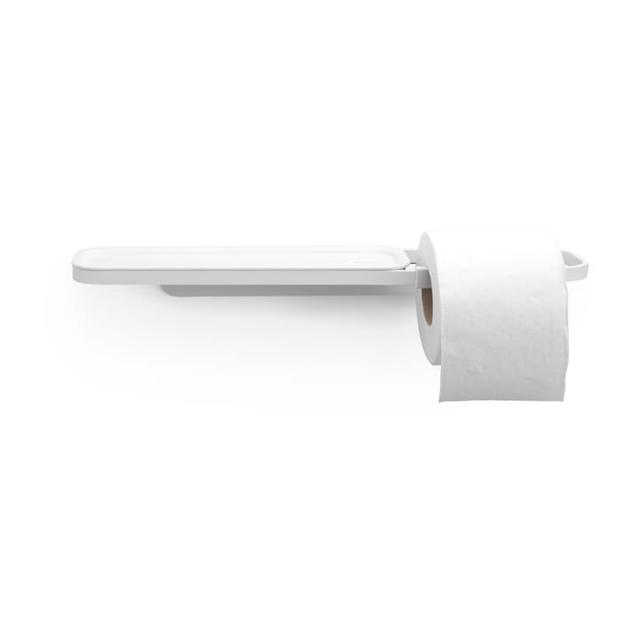 MindSet Toilet paper holder with shelf - Mineral Fresh White - Brabantia