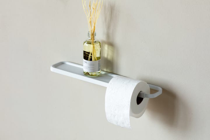 MindSet Toilet paper holder with shelf - Mineral Fresh White - Brabantia