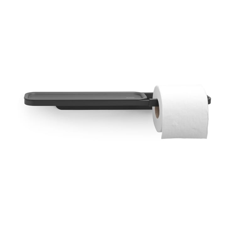 MindSet Toilet paper holder with shelf - Mineral Infinite Grey - Brabantia