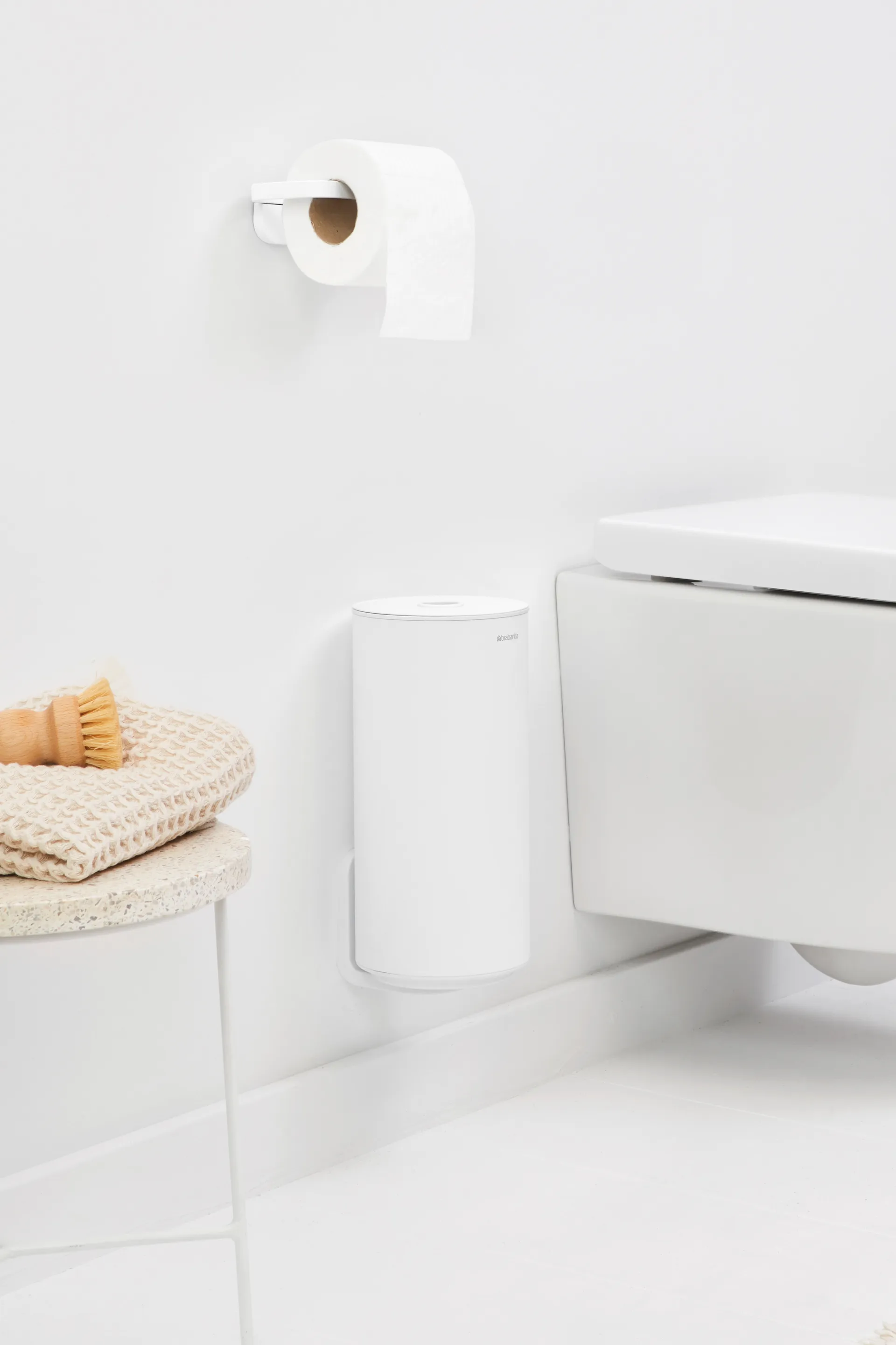 MindSet Toilet roll holder, Mineral Fresh White Brabantia