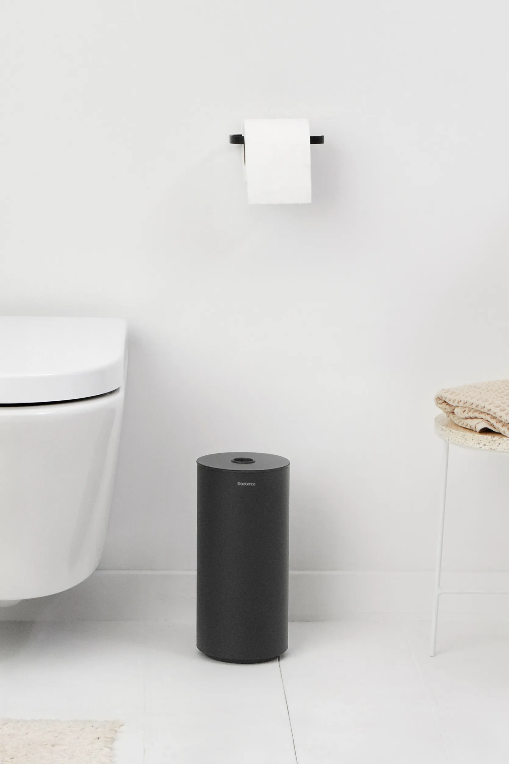 MindSet Toilet roll holder, Mineral Infinite Grey Brabantia