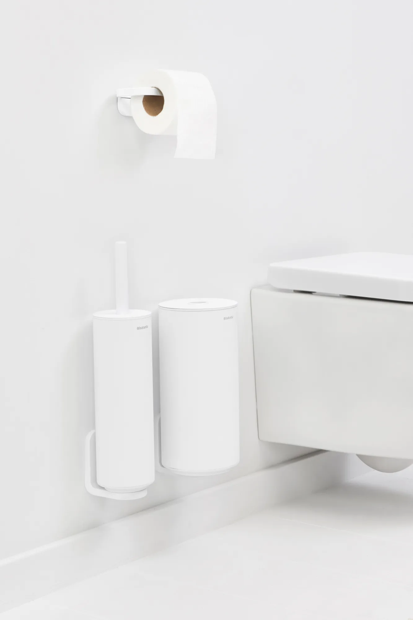 Mindset toilet set 3 pieces, Mineral fresh white Brabantia