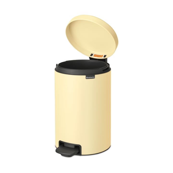 New Icon pedal bin 12 liter - Mellow yellow - Brabantia