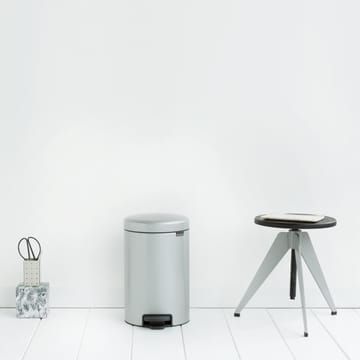 New Icon pedal bin 12 liter - metallic grey - Brabantia